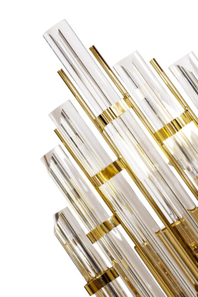 Бра стеклянное (золото)