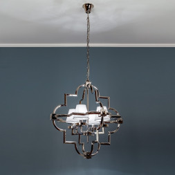 Frezia Light 1010/4 nickel/cotton люстра подвесная