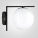 Бра Ic Lighting Flos White Ball Ic C/W Black