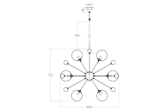 Светильник потолочный &quot;Шары&quot;