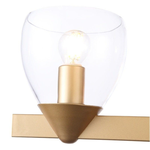 Бра С Двумя Стеклянными Плафонами Разного Диаметра И Высоты Klefi Wall