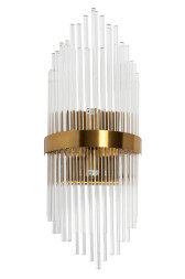 Бра стеклянное (латунь)