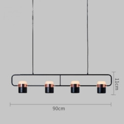 Люстра ling pl4 copper
