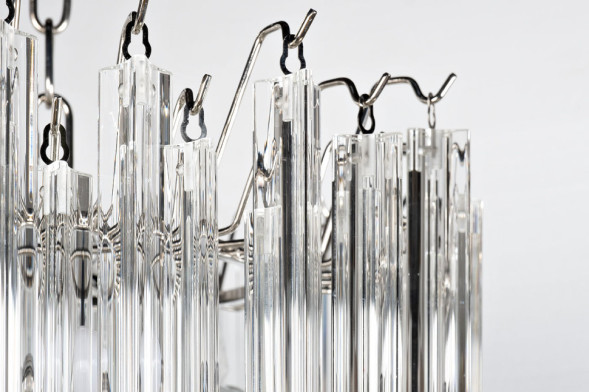 Люстра стеклянная