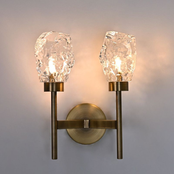 Настенный светильник Delight Collection BRWL7071-02 antique brass