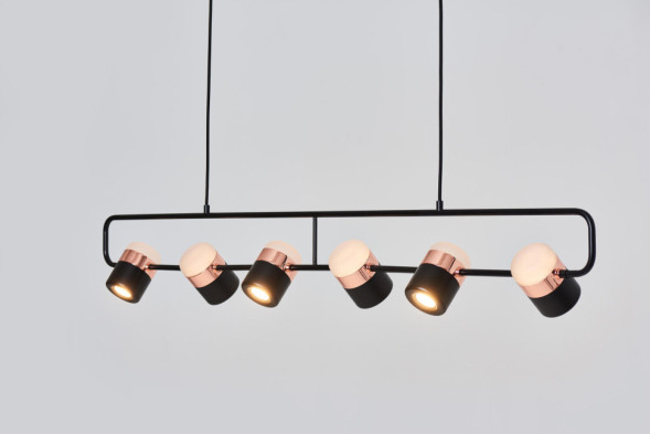 Люстра ling pl6 copper