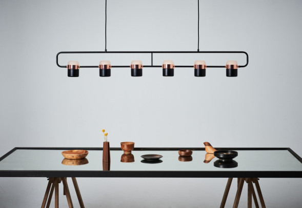 Люстра ling pl6 copper