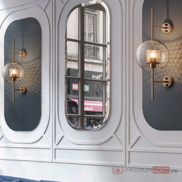 Настенный Светильник Catch Wall Ball D58 Stell