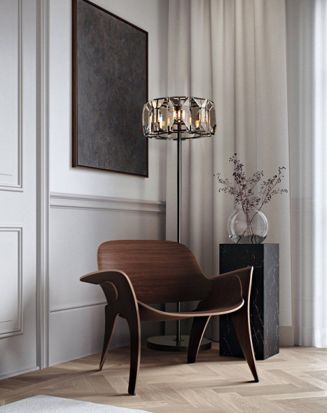 Торшер Delight Collection Harlow Crystal 3