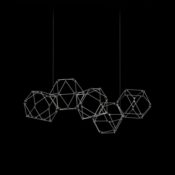 Люстра Delight Collection Lucciola 5A chrome