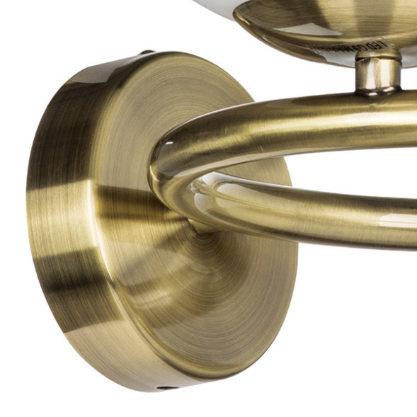 Бра С Двумя Шарообразными Плафонами Poldi Wall