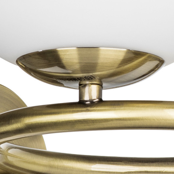 Бра С Двумя Шарообразными Плафонами Poldi Wall