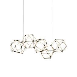 Люстра Delight Collection Lucciola 5A matt gold