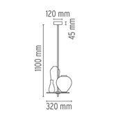 Люстра cicatrices de luxe 3