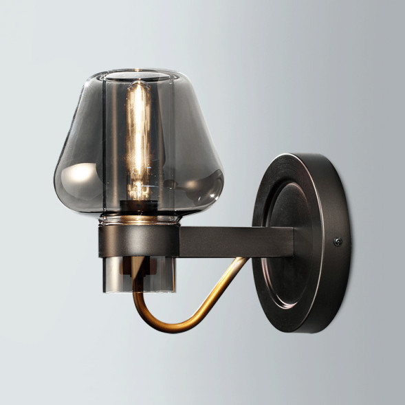 Бра Montalembert Sconce By Studios Черный, Дымчатый