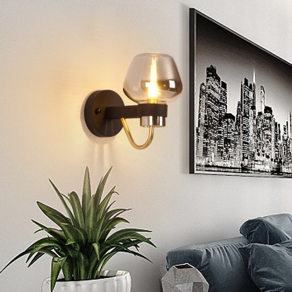 Бра Montalembert Sconce By Studios Черный, Дымчатый