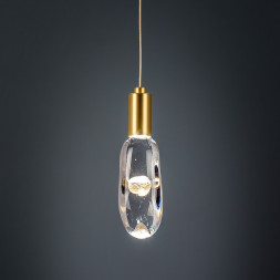 Frezia Light 1020 матт сатин золото люстра подвесная