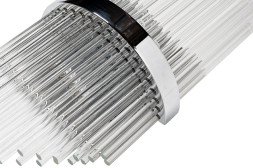 Бра стеклянное хром