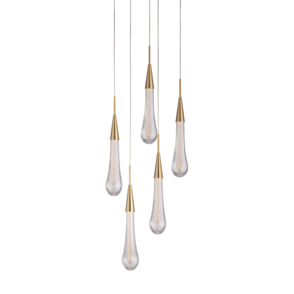 Подвесной светильник Delight Collection Pour 5A br.brass