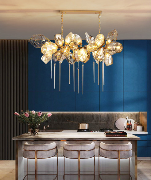 Люстра Delight Collection 8898P/BL gold/smoky