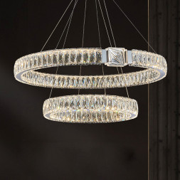 Люстра Delight Collection D8010P/2R/D800+600 silver