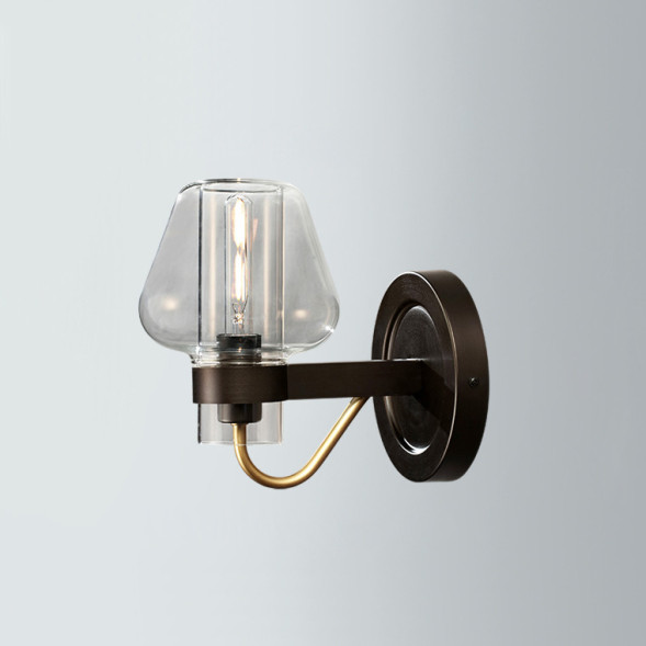 Бра Montalembert Sconce By Studios Черный, Прозрачный