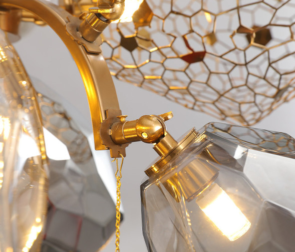 Люстра Delight Collection 8898P/BM gold/smoky