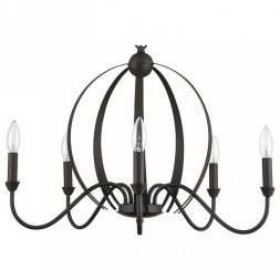 Люстра В Классическом Стиле С Плафонами В Виде Свечей Rufus