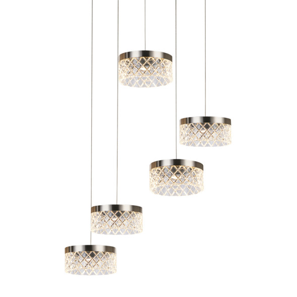 Подвесной светильник Delight Collection MD21020075-5A satin nickel