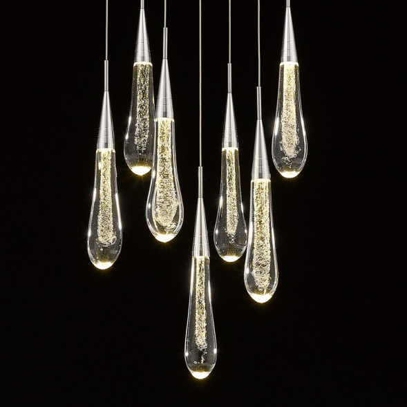 Подвесной светильник Delight Collection Pour 7 silver