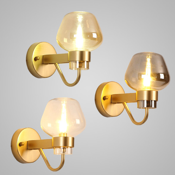Бра Montalembert Sconce By Studios Черный, Янтарный