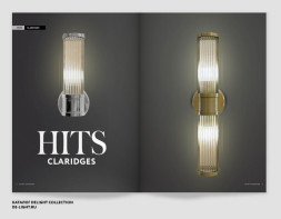 Настенный светильник Delight Collection Claridges 1B nickel
