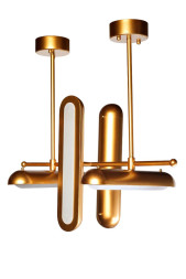 Светильник потолочный золотой