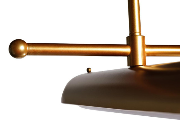 Светильник потолочный золотой