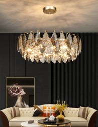 Люстра Delight Collection D8011P/R-1000 gold/smoky