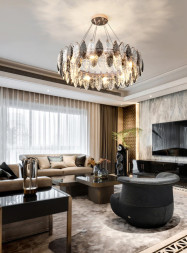 Люстра Delight Collection D8011P/R-1000 gold/smoky