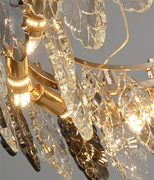 Люстра Delight Collection D8011P/R-1000 gold/smoky