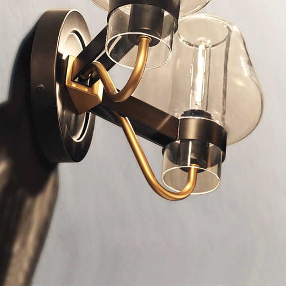 Бра Montalembert Sconce By Studios Черный, Янтарь