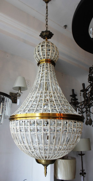 Люстра 19th c. French empire crystal