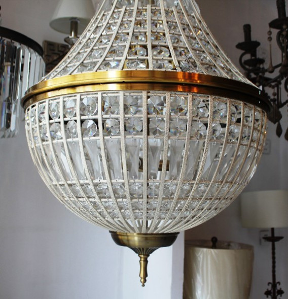 Люстра 19th c. French empire crystal