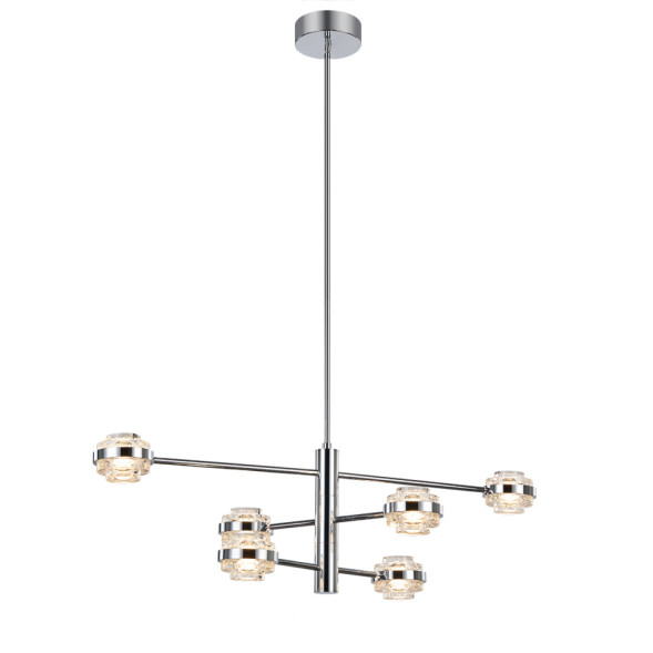 Люстра Delight Collection MX22030002-6A chrome/clear