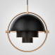 Люстра Louis Weisdorff Gubi Multi-Lite Suspension Lamp Black