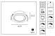 Встраиваемый светильник Delight Collection DA8303DR O7.5