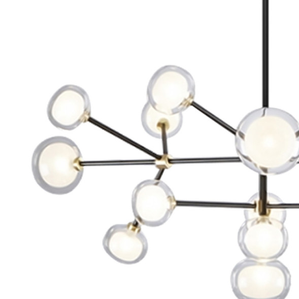 Люстра Delight Collection Nabila 10 black/gold