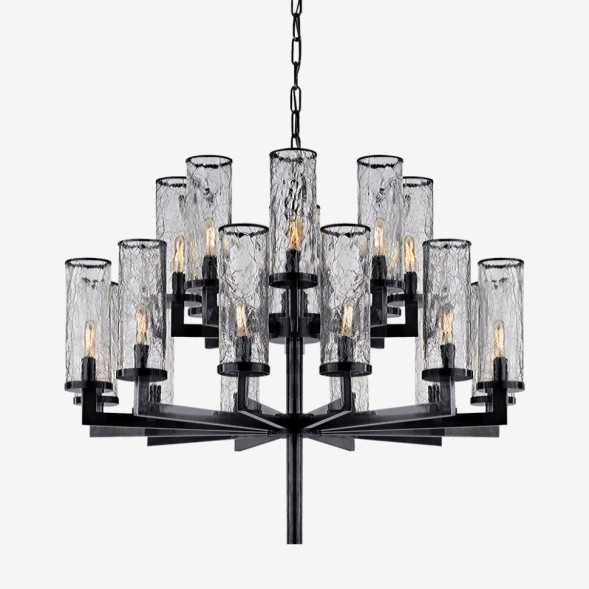 K&amp;Amp;W Liaison Two-Tier Chandelier 18 K&amp;Amp;W Черный