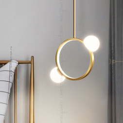 Подвесной Светильник Arcanum Ring 2 Лампы. Цвет Латунь