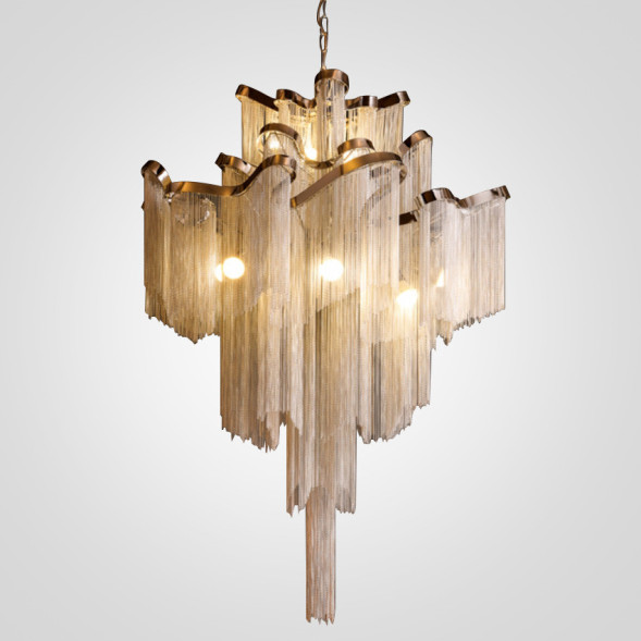 Люстра Ava Chain Atlantis Chandelier D60 Золото