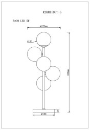 Лампа настольная &quot;Шары&quot;