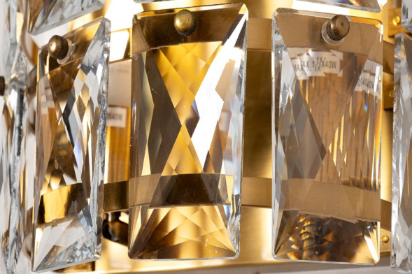 Бра с кристаллами (латунь)