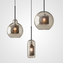 Подвесной Светильник Catch Amber Ball S - Ø 20 × 39 См